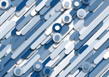 Renk Soyut Çizgileri ve Çemberler Üretken Sanat arkaplan resimlemesi