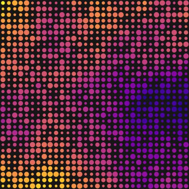 Renk pikselleri Bulut Soyut Hesaplama Üretim Sanatı arkaplan illüstrasyonu