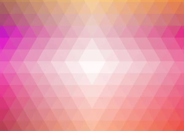 Abstracte Kleur Low Polygons Generative Art Achtergrond Illustratie — Stockvector