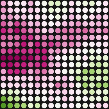 renkli pikseller soyut hesaplamalı üretken sanat arkaplanı illüstrasyonunu bulutlandırır 