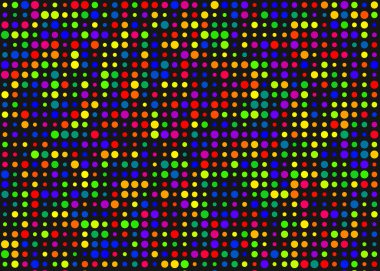 Arkaplanda soyut Renkli Pikseller, vektör çizimi