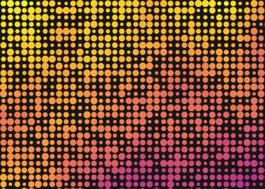 renkli pikseller soyut hesaplamalı üretken sanat arkaplanı illüstrasyonunu bulutlandırır