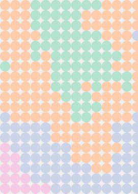 Pikseller Bulut Soyut Hesaplama arkaplanı 