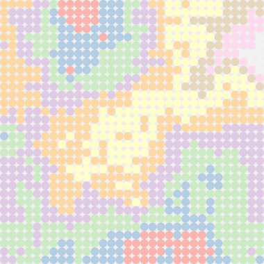 Pikseller Bulut Soyut Hesaplama arkaplanı 