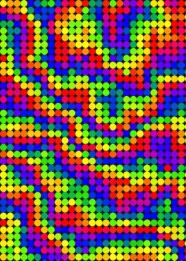 Pikseller Bulut Soyut Hesaplama arkaplanı 