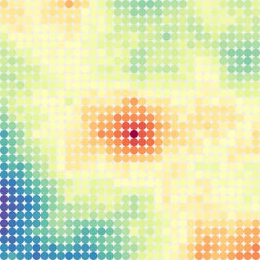 renkli pikseller soyut hesaplamalı üretken sanat arkaplanı illüstrasyonunu bulutlandırır