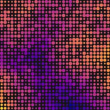 renkli pikseller soyut hesaplamalı üretken sanat arkaplanı illüstrasyonunu bulutlandırır 