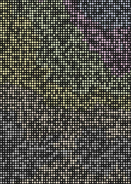 Pixels Coloridos Nuvem Abstrata Arte Gerativa Computacional Fundo Ilustração — Vetor de Stock