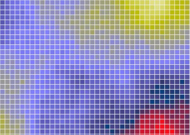 renkli pikseller soyut hesaplamalı üretken sanat arkaplanı illüstrasyonunu bulutlandırır 