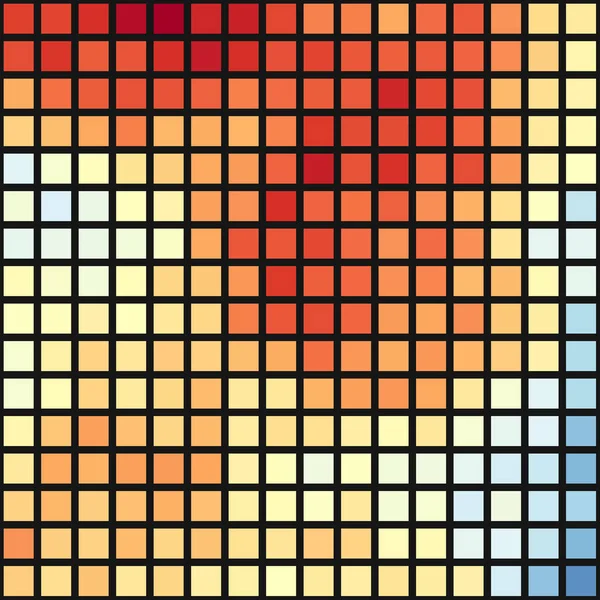 Fond Abstrait Art Génératif Computationnel Couleur Avec Pixels — Image vectorielle