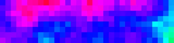 Fond Abstrait Art Génératif Computationnel Couleur Avec Pixels — Image vectorielle