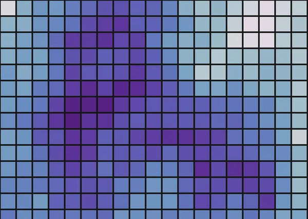 Abstrakt Färgad Beräknande Generativ Konst Bakgrund Med Pixlar — Stock vektor