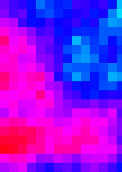 Sfondo Astratto Colorato Computazionale Arte Generativa Con Pixel — Vettoriale Stock