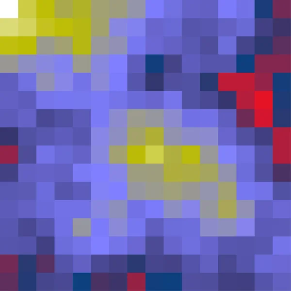 Fondo Arte Generativo Computacional Color Abstracto Con Píxeles — Archivo Imágenes Vectoriales
