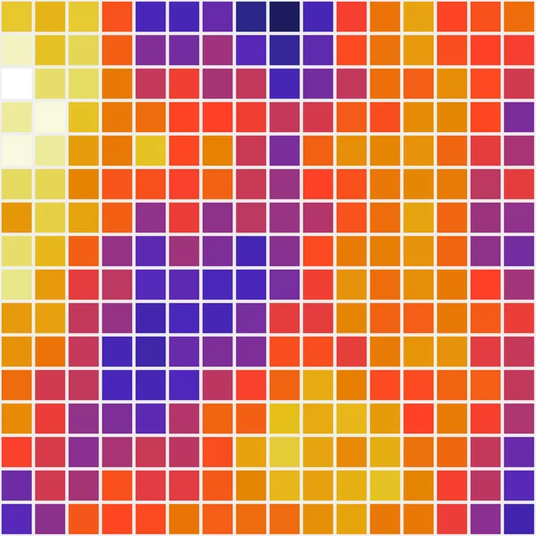 Fond Abstrait Art Génératif Computationnel Couleur Avec Pixels — Image vectorielle