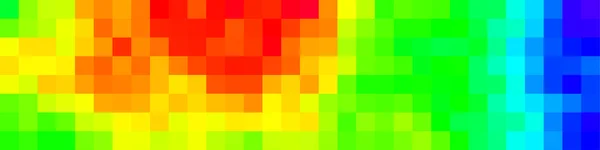 Абстрактный Цвет Фона Вычислительного Генеративного Искусства Пикселами — стоковый вектор