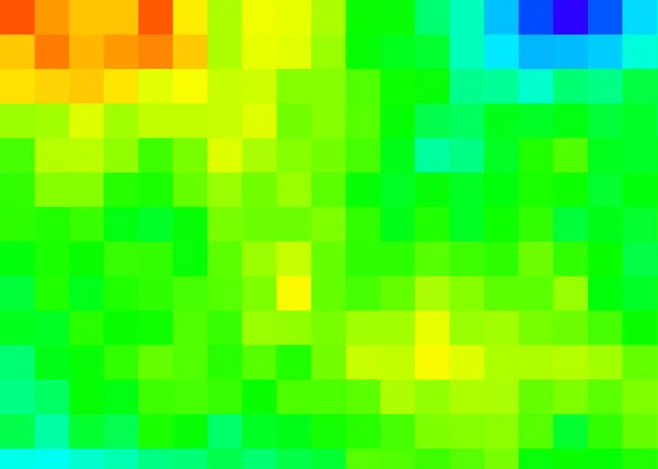 Abstract Gekleurde Computationele Generatieve Kunst Achtergrond Met Pixels — Stockvector