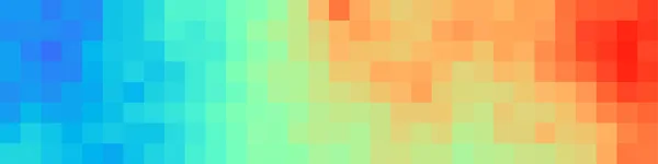 Abstrato Colorido Computacional Arte Gerativa Fundo Com Pixels — Vetor de Stock