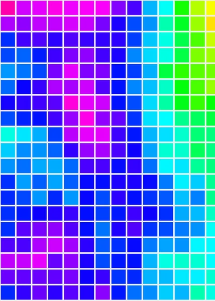 Abstrato Colorido Computacional Arte Gerativa Fundo Com Pixels — Vetor de Stock