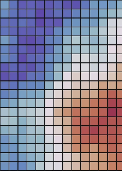 Renkli Pikseller Soyut Hesaplamalı Üretken Sanat Arkaplanı Illüstrasyonunu Bulutlandırır — Stok Vektör