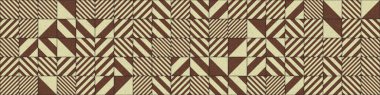 Soyut Geometrik Desen üretken hesaplama sanatı çizimi