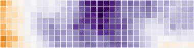 Soyut renk geometrik küpleri kalıplı üretici hesaplama sanatı çizimi, dijital piksel biçimi, renk geometrik parçalı dikişsiz şablon vektörü
