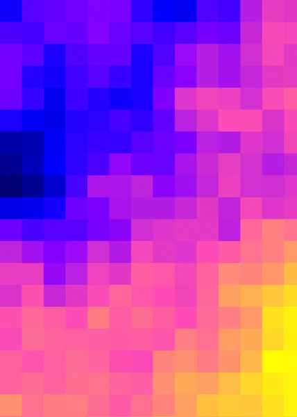 Fondo Arte Computacional Abstracto Coloreado Con Píxeles — Archivo Imágenes Vectoriales