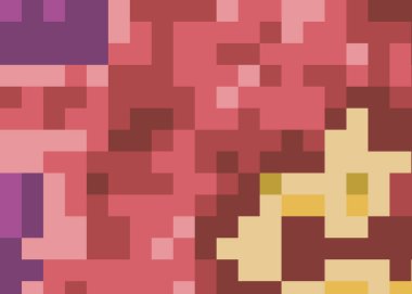 Pikselleri olan renkli soyut hesaplama sanatı arkaplanı