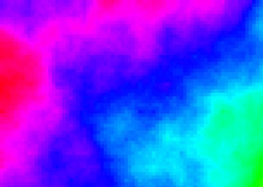 Pikselleri olan renkli soyut hesaplama sanatı arkaplanı