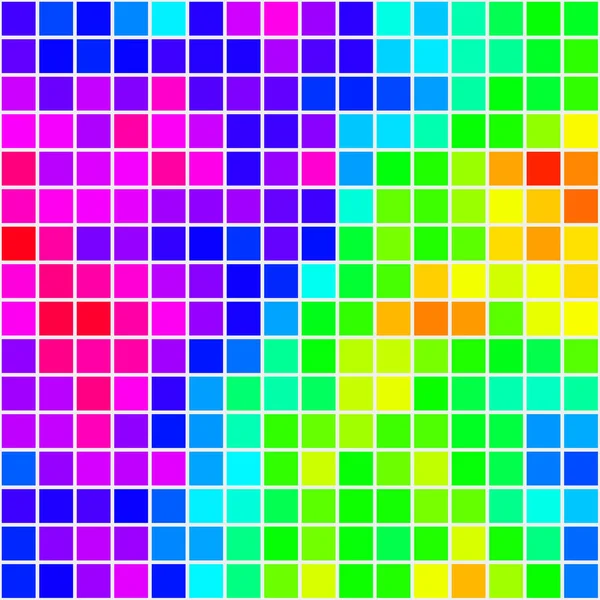 Fundo Arte Computacional Abstrata Colorido Com Pixels —  Vetores de Stock