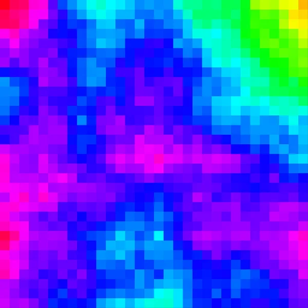 Abstracto Color Cubos Geométricos Patrón Generativo Ilustración Arte Computacional Estilo — Archivo Imágenes Vectoriales