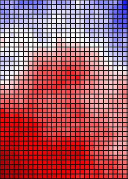 Abstracto Color Cubos Geométricos Patrón Generativo Ilustración Arte Computacional Estilo — Vector de stock
