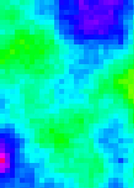Αφηρημένη Χρώμα Γεωμετρικά Κύβους Μοτίβο Που Δημιουργεί Υπολογιστική Τέχνη Εικονογράφηση — Διανυσματικό Αρχείο