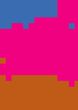 Renkli Pikseller Bulutu. Soyut Arkaplan Resimleri