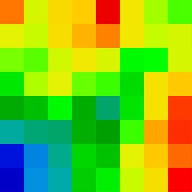 Renkli Pikseller Bulutu. Soyut Arkaplan Resimleri