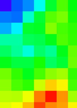 renkli pikseller soyut hesaplamalı üretken sanat arkaplanı illüstrasyonunu bulutlandırır 