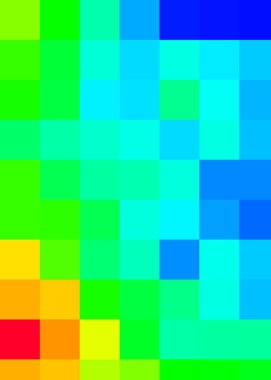 Renkli Pikseller Bulutu. Soyut Arkaplan Resimleri