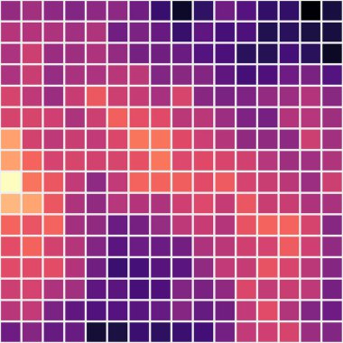 renkli pikseller soyut hesaplamalı üretken sanat arkaplanı illüstrasyonunu bulutlandırır 