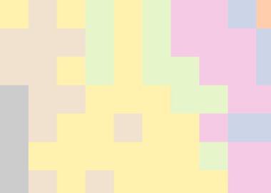 Renk pikselleri Bulut Soyut Hesaplama Üretim Sanatı arkaplan illüstrasyonu