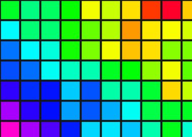 renkli pikseller soyut hesaplamalı üretken sanat arkaplanı illüstrasyonunu bulutlandırır 