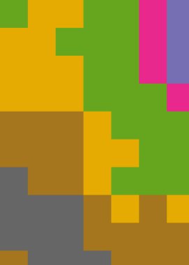 renkli pikseller soyut hesaplamalı üretken sanat arkaplanı illüstrasyonunu bulutlandırır 