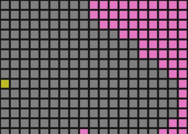 Renk pikselleri Bulut Soyut Hesaplama Üretim Sanatı arkaplan illüstrasyonu