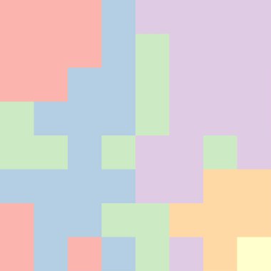 Renk pikselleri Bulut Soyut Hesaplama Üretim Sanatı arkaplan illüstrasyonu