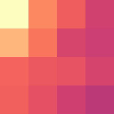 renkli pikseller soyut hesaplamalı üretken sanat arkaplanı illüstrasyonunu bulutlandırır 