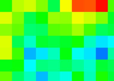 renkli pikseller soyut hesaplamalı üretken sanat arkaplanı illüstrasyonunu bulutlandırır