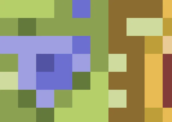 Цветные Пиксели Абстрактный Фон — стоковый вектор