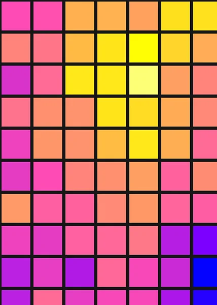 Kleur Pixels Wolk Abstracte Achtergrond Illustratie — Stockvector