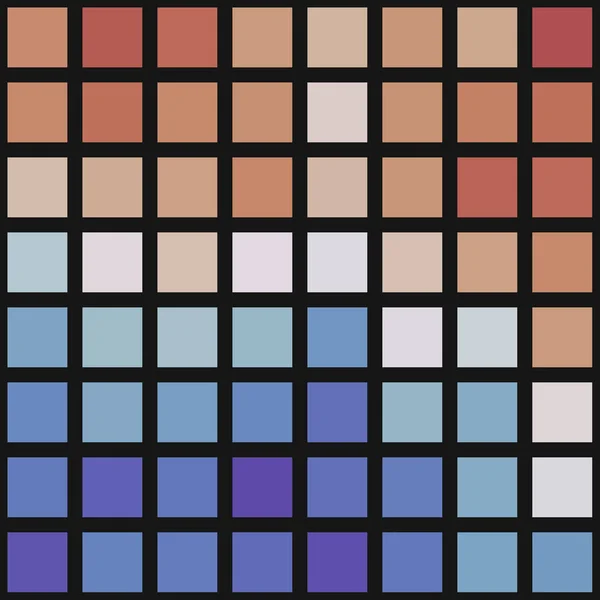 Farbe Pixel Wolke Abstrakte Computational Generative Art Hintergrundillustration — Stockvektor