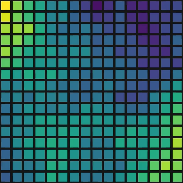 Pixels Colorés Nuage Abstrait Computationnel Art Génératif Fond Illustration — Image vectorielle