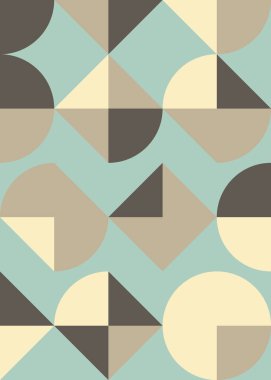 Soyut Geometrik Desen, hesaplama sanatı çizimi